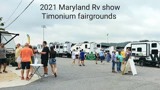 2021 Maryland Rv show at the Timonium Fairgrounds [upl. by Anatlus691]