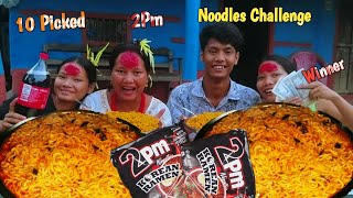 10 Packet 2pm Noodles Challenge  Winner🏆 2000 [upl. by Bausch]