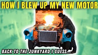 Junkyard Motor First Start Proving The Internet Wrong [upl. by Nnylecyoj]