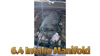 64 intake manifold swap on a 57 hemi [upl. by Eidac]