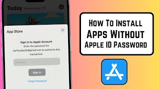 How to Install Apps in iPhone Without Apple ID Password [upl. by Ennaer]