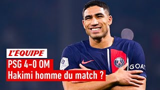 PSG 40 OM  Le coup franc dHakimi  bijou ou boulette du gardien marseillais [upl. by Ajnin]