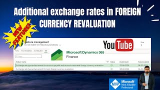 Additional Currency Setup for Foreign Currency Revaluation in Dynamics 365 Finance amp Operations [upl. by Octavian]