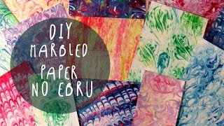 How to make marbled paper with SHAVING CREAM NO EBRU by ART Tv [upl. by Oswal]