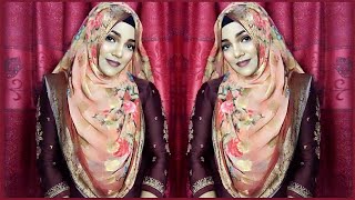 Hijab Tutorial with Orna  Dupatta  Mutahhara ♥️ [upl. by Kenwood]