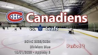 BOHC  Canadiens vs Leafs  PRD2  10012023 [upl. by Falcone423]