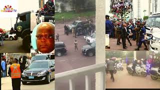 Urgence Félix Tshisekedi séchappe à la mort quotcortège présidentiel accident en plaine villequot [upl. by Vasileior342]