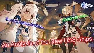 A Quick Analysis of the New USS Ships  Azur Lane [upl. by Skees]