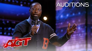 Mike Goodwin Tells Funny Stories About Teaching His Kids  Americas Got Talent 2021 [upl. by Jarlathus34]