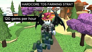 TDS GEM FARMING WITH NO TOWERS STRAT GUIDE [upl. by Anaeirb293]