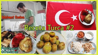 🍆El TURCO Mehmet cocina  RECETAS TURCAS completas en Español 2 Patlıcan Közleme 🌶🇹🇷 [upl. by Ennaylil]