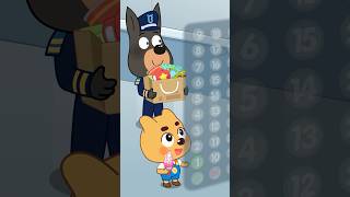 Kids Learn Elevator Safety Rules sherifflabrador shorts [upl. by Aicilla290]