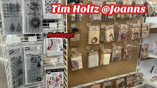 Tim holtz Christmas joanns finallly  shop with me [upl. by Dreher574]