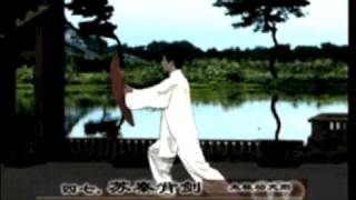 52 Taiji gongfu fan waaier set 6 movements 445252  太极功夫扇 [upl. by Atteloiv]