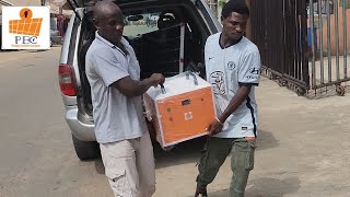 500watts capacity solar generator installation at Oshodi Lagos Nigeria [upl. by Arley]