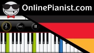 Germany National Anthem  Deutsche Nationalhymne  Piano Tutorial amp Sheets [upl. by Hardman291]