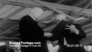 HD Stock Footage Herbert Hoover Celebrates 88th Birthday 1962 [upl. by Moss]