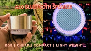 A10 Bluetooth Speaker  Cheap amp Compact [upl. by Haberman983]