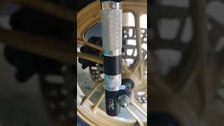 TRC front shock for ClickVario 125150 Beat and Geneio  Adjustable preload [upl. by Ayatnohs]