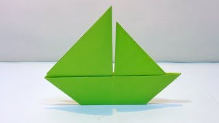 How to Make 2D Paper Sailboat  Easy Origami Paper Boat Tutorial for Handmade Creators [upl. by Hafinah]