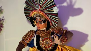 Yakshagana Performance Varaha Roopam from Movie Kantara by Jayalakshmi Narayanan [upl. by Asselam794]