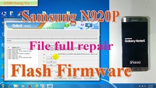 Flash firmware unbrick Samsung N920P by Odin3 V3127 ok [upl. by Olenka]