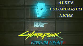 Alexs Columbarium niche  Cyberpunk 2077 Phantom Liberty [upl. by Gibbie]