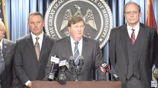 MPB Livestream of Gov Tate Reeves Press Conference 1162024 [upl. by Douville990]