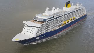 Saga Cruises new ship Spirit of Adventure inbound to the UK for the first time [upl. by Oniotna808]