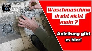 Waschmaschine dreht nicht⛔❌ Waschmaschine schleudert nicht✅ [upl. by Otha]