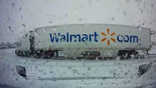 Time Lapse Snow Dump On Truck Stop Parking Lot [upl. by Ytak286]