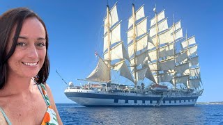 I Cruised On The Worlds Biggest Sailing Ship Star Clippers Review [upl. by Mintz]