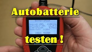 Autobatterie testen  Batterietester selber bauen [upl. by Winchell424]