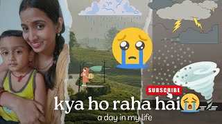 😭itna bada tufan😭mujhe dar lag raha hai viralvideo vijayriyavlogs [upl. by Herwig549]