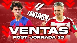 VENTAS FANTASY TRAS LA JORNADA 13  LA LIGA FANTASYBIWENGER 202324 [upl. by Dyche759]