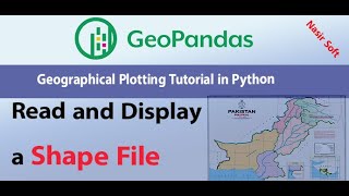 02  Read and Working on a Shape File in Geopandas  Geographic Tutorial in Python  Country Map [upl. by Jaime]