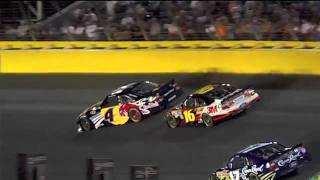 2011 AllStar Race  Kasey Kahne Crash [upl. by Sinegold544]