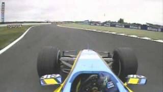 fernando alonso onboard pole lap at magny cours 2005 [upl. by Vadim372]