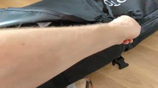 Обзор дилетанта  чехол для сноуборда на колесах KYOTO SNOWBOARD BAG ROLL 168 см Черный [upl. by Jone]