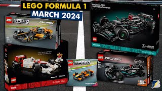 LEGO Formula 1 March Madness in 2024  Sennas McLaren Technic amp Speed Champions F1 cars revealed [upl. by Reta]