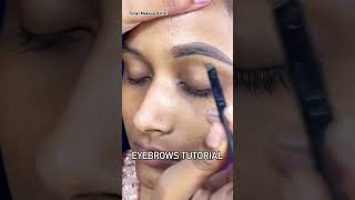 Easy eyebrow tutorial  Eyebrow draw with gel eyebrows eyebrowtutorial makeup shorts ytshorts [upl. by Sirc90]