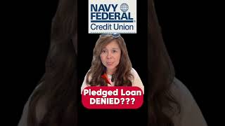 shorts DENIED Navy Federal Pledged Loan Denied nfcu credit creditcards money bank loans [upl. by Miharbi]