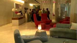 Lobby of Park Hotel New Delhi India [upl. by Artie]