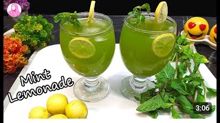 Mint Lemonade Recipe  Refreshing pudina Nimbu sharbat recipeSummer drink  Mocktail tastyfood20 [upl. by Figueroa]