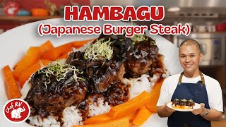 JAPANESE BURGER STEAK [upl. by Ayotal]