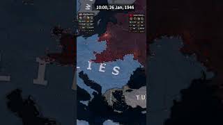 Operation Unthinkable WW3 in 1945  HOI4 TIMELAPSE ww2 shorts hoi4 timelapse heartsofiron4 [upl. by Azial906]