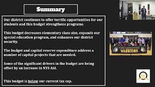 Wantagh UFSD 202425 Budget Development Meeting 3 [upl. by Nodrog]