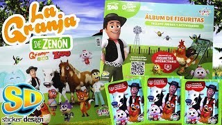 Review Álbum Figuritas Granja de Zenon Sticker Design 2019 [upl. by Osnofla655]