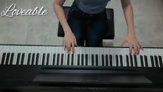 Loveable 사랑스러워  SinB A Love So Beautifull OST Piano Cover [upl. by Ttayw678]