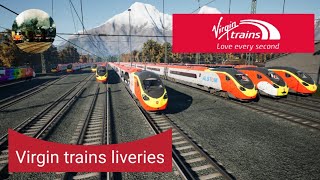 Virgin Trains Class 390 Pendolino livery desiger tsw5 [upl. by Telrahc]